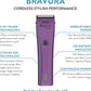 WAHL Professional Animal Bravura Lithium Ion Clipper - Pet, Dog, Cat, and Horse Corded/Cordless Clipper Kit, Purple (41870-0423)