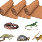 ZeeDix 3 Rolls Coconut Fiber Reptile Substrate Mat, 18 x 24 inches Natural Coco Mat Reptile Carpet Coco Fiber Liner Turtle Bedding Reptile Terrarium Liner for Lizard Snake Turtle Gecko Bearded Dragon