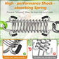 Tresbro 70 FT Dog Tie Out Cable with Spring, Shock Absorbing Tether Chains for Outside Aavilable in 10/15/20/25/30/40/50/70/100/120 FT, Heavy Duty Leads for Yard for Medium & Large Dogs Up to 500 LBS