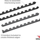 Norsk Dual-Sided Reversible 1/2" Foam Exercise Mats for Home Gym - Interlocking EVA Foam Tiles