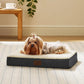 Bedsure Dog Bed for Small Dogs - XS Orthopedic Flat Puppy Beds with Removable Washable Cover, Egg Crate Foam Pet Mat, Suitable for Pet or Cats Up to 15 lbs