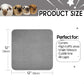 Guinea Pig Cage Liner, 8 Pack - Washable, Reusable, Leakproof Fleece Bedding Pads for Small Animals with Anti-Slip Bottom - for C&C 12''X12'' Area, Gray