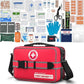 Upgrade Comprehensive Premium First Aid Kit, Labeled Compartments Trauma Kits with Shoulder Strap, Large Emergencies Medical Kits for Home, Truck, Camping, Sports, Outdoor Emergencies -401 Piece Set