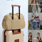 Gym Bag for Women, Travel Duffle Bags with Wet Pocket, Lightweight Carry on Bag Overnight Weekender Duffel Bag, Water Resistant (Camel)