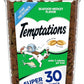 Temptations Classic Crunchy and Soft Cat Treats, Seafood Medley Flavor, 30 oz. Tub