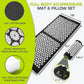 ProsourceFit Acupressure Mat and Pillow Set for Back/Neck Pain Relief and Muscle Relaxation, Large - Gray/Gray