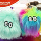 SmartyKat (2 Count Fuzzy Friends Plush Catnip Ball Cat Toys - Rainbow/Turquoise, 2 Count