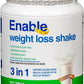 Enable Weight Loss Shake - Delicious Vanilla Flavor for Healthy & Satisfying Meal Replacement, 2lb 8oz