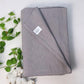 Yogikuti Iyengar Cotton Yoga Blanket Set of One – Thick Handwoven Yoga Blankets for Restorative Yoga, Meditation & Pranayama – Premium Cotton Yoga Blanket for Support & Comfort in Pranayama (Gray)
