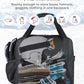 KEMIMOTO Ski Bag and Boot Bag Combo, Snowboard Bag Padded Ski Bags for Air Travel, Snow Ski Bags Fit Skis Up to 200cm, Ski Double Bag Combo