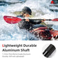Abahub Kayak Paddle, 90.5 Inches Kayaking Oars for Boating, Canoeing with Free Paddle Leash, Aluminum Alloy Shaft Black/Blue/Green/Orange/Yellow Plastic Blades