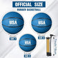 HyDren 12 Pcs Basketballs Bulk with Pump Donation Supplies Size 5/6/7 Deflated Basketball for Outside Sport Operation Machine Stitched Ball