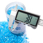 TWINKLING High Luster Fire Glass Gravel Stone Glitter,Broken Glass,Fire Gems Chips,Crushed Glass for Fire Pit Crafts Resin Art Aquarium Garden Decoration,3-6mm,1-Pound Jar (Ocean Blue)