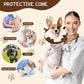 Adjustable Cat Collar Soft to Stop Licking After Surgery for Kitten, Alternative to Cone of Shame, Donut Cone for Cats, Pet Elizabethan Collar (Cow, Medium)