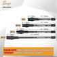 SUNYA Archery Bow Stabilizer for Compound Bow, Carbon Fiber Body Flexible Core, Damping System and Weights Kit, 8",10",12" 15" in Expedition Series