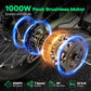 Foldable Electric Bike for Adults, 30+MPH, 48V 20Ah Removable Lithium Battery up to 80Miles, 20" Fat Tire 1000W Peak Motor Dirt Ebike Adult Electric Bicycle for Commute Beach Mountain E Bike