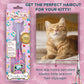 Kenchii Happy Kitty Ball Tip Shears Trimming Scissors for Cats | Pet Grooming Kitten Essentials | Stainless Steel Safety Blunt Tip Scissors | 6.5 In