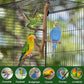 Bird Perch Stand, Natural Vitex Negundo Wood Parrot Perch Bird Cage Branch Perch, Accessories for Parakeets, Cockatiels, Conures, Macaws, Finches, LoveBirds (12" Length)