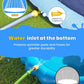 VISTOP Non-Slip Splash Pad for Kids and Dog, Thicken Sprinkler Pool Summer Outdoor Water Toys - Fun Backyard Fountain Play Mat for Baby Girls Boys Children or Pet Dog (117 Inch, Red&Yellow&Green&Blue)