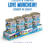 Weruva B.F.F. OMG - Best Feline Friend Oh My Gravy!, Love Munchkin! with Chicken & Pumpkin in Gravy Cat Food, 2.8oz Can (Pack of 12)