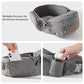 SUNVENO Baby Hip Carrier with Hip Seat, CPC-Certified, Ergonomic Infant Carrier for Newborns & Toddlers up to 45 lbs, Adjustable Waistband, Multiple Pockets, All-Season, Grey