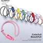 SURPHY 2 Pack Phone Lanyard for Cellphone Case, Phone Wrist Strap for Case, Cellphone Strap with 2-Color Braided, Charm Wrist Lanyard for Women and Men, Pink & Rose Pink
