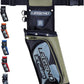 Legend XT420 Field Quiver - Left or Right-Handed Quiver Arrow Holder, Archery Quiver with 3 Arrow Tube, Durable Nylon Hip Quivers with Multiple Pockets for Archery Accessories, Score Card & Tools