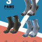 Compression Sport Running Socks: Athletic Crew Socks for Men Women Cycling Hiking Basketball Work,3 Pairs