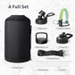 Trebo One Gallon Water Bottle Insulated with Paracord Handle,128oz Stainless Steel Sports Large Jug,Food-grade Double Wall Vacuum with Straw Spout Handle Lids, Leakproof Keep Cold & Hot, Dark Green