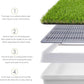 Dog Grass Pad with Tray, Dog Litter Box, Porch Potty for Puppy Pee Training, Indoor Portable Fake Grass Pee Pad System, Artificial Grass + Pee Pad Holder