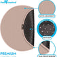 Paw Inspired Round Washable Pee Pads for Dogs (2 Pack), Reusable Puppy Pads, Waterproof Whelping Pads, Washable Training Pet Pads, Washable Potty Pads (17 inch Extra Small Size, Pack of 2)