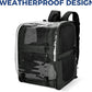 Apollo Walker Pet Carrier Backpack for Large/Small Cats and Dogs, Puppies, Safety Features and Cushion Back Support for Travel, Hiking, Outdoor Use (Black-Expandable)