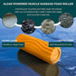 Oceanfoam Ripple Travel Foam Roller (11" x 3.35") Firm Mini Foam Roller for Physical Therapy, Deep Tissue Massage, Back Pain - High Density, Ergonomic Wave Textured - Yoga, Pilates, Exercise (Gold)