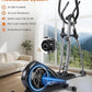 ECHANFIT Elliptical Exercise Machine, Hyper-Quiet Magnetic Elliptical Machine for Home, Elliptical Training Machines with 16 Resistance Levels, App Bluetooth, Backlit LCD Monitor, Pulse Sensor