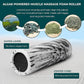 Oceanfoam Smooth Soft Foam Roller (Black Marbled) - Beginner, Travel Sized Low Density Foam Roller for Home & Gym, Physical Therapy, Back Pain, & Exercise - Yoga & Athletics (12.5" x 5")