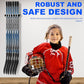 Yousoontic Hockey Stick Holder Wall Mount, 1-6 Stick Capacity, Ice and Field Hockey Organizer (Decor & Storage 2-in-1) for Home Garage Room Office Sports Decoration