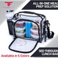 ThinkFit Clear Lunch Bag with 6 Meal Prep Containers - BPA-Free, Reusable, Microwave + Freezer Safe - With Shaker Cup and more! Clear Lunch Box - Transparent Bag for Work