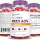 (10 Pack) Rapid Ripped Keto ACV Gummies Advanced Formula 1000MG Rapidripped Keto Gummies Apple Cider Vinegar Formulated with Pomegranate Beet Juice Powder B12 Vegan Non GMO 600 Gummys