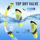 Snorkeling Gear, Dry Snorkel Set180° Panoramic Wide View,Anti-Fog Scuba Diving Mask, Professional Snorkeling Gear for Free Breathing, Swimming, Diving