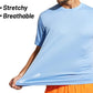 MIER Men's Quick Dry Workout Shirts Moisture Wicking Running Athletic Performance T-Shirts Recycled Polyester Top Tee
