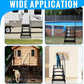 RV Stairs 5 Step, RV Steps Anti-Slip, Hot Tub Steps with Handrail, 660 lbs Hot Tub Steps Step Ladder for 5th Wheel RV, Mobile Home Stairs, REL-0402