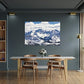 Nature Wall Art Prints - Ocean Forest Mountain Lake Canvas Landscapes - Small to Extra Large Living Room Bedroom Kitchen Bathroom Décor (Snowy Mountains Landscape, 31L" x 47W")