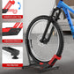 Bike Floor Stand, Portable Bike Storage for Garage - up to 3.5" Tire Wide, MTB & Road Bicycle Floor Stand, Front and Rear Wheel Parking Rack Fit for 26"-29" Bikes