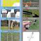 2025 Outdoor Professional Volleyball Net Set for Backyard Beach with Tetoron Net, Adjustable 2" Aluminum Poles, PU Volleyball,Carry Bag - Easy Setup & Anti-Sagg with 2 Tension Adjusters