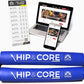 Crossover Symmetry Hip & Core System - Loop Resistance Home Workout Bands to Stretch and Strengthen Legs, Butt, HIPS, Thighs and Glutes, Includes Online Exercise & Training Guide
