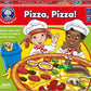 ORCHARD TOYS Moose Games, Pizza! Game. Match Colors and Shapes to Make a Perfect Pizza. for Ages 3-7 and 2-4 Players