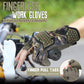 HANDLANDY Fingerless Framer Work Gloves for Men, Utility Grip Paded Gloves for Tactical Shooting Airsoft Hunting Driving (Camo- 3 Fingerless, Large (Pack of 1))