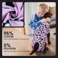 FUAMEY Recovery Suit for Dogs After Surgery,Soft Breathable Dog Bodysuit E-Collar & Cone Alternative Surgical Suit,Male Female Dog Neuter Spay Suits Anti Licking Wounds Onesie Purple Leopard XS