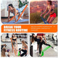 Resistance Bands, Exercise Bands, Physical Therapy Bands for Strength Training, Yoga, Pilates, Stretch Elastic Band with Different Strengths, Workout Bands for Home Gym