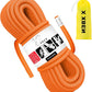 X XBEN Outdoor Climbing Rope 10M(32ft) 20M(64ft) 30M(96ft) 50M(160ft) 70M(230ft) 152M(500FT) 352M(1000FT) Static Rock Climbing Rope for Escape Rope Ice Climbing Equipment Fire Rescue Parachute